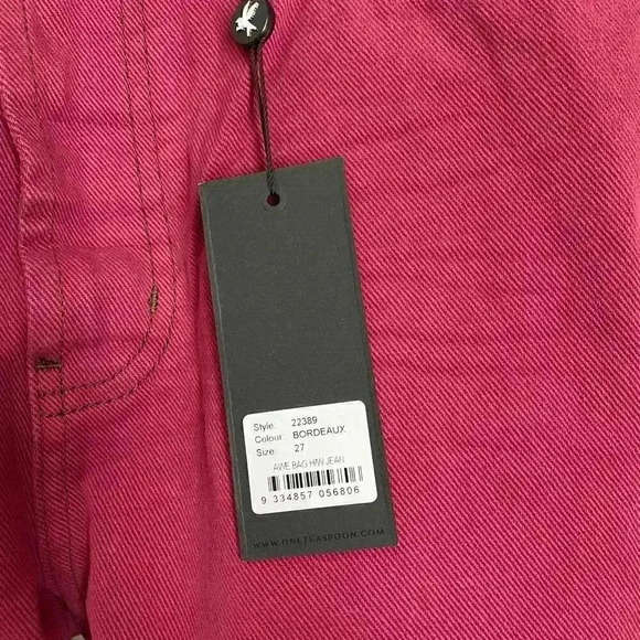 One Teaspoon Bordeaux Awesome Baggies Jeans 27 - Picture 4 of 16